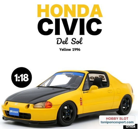 HONDA CIVIC DEL SOL SPOON PHOENIX YELLOW 1996