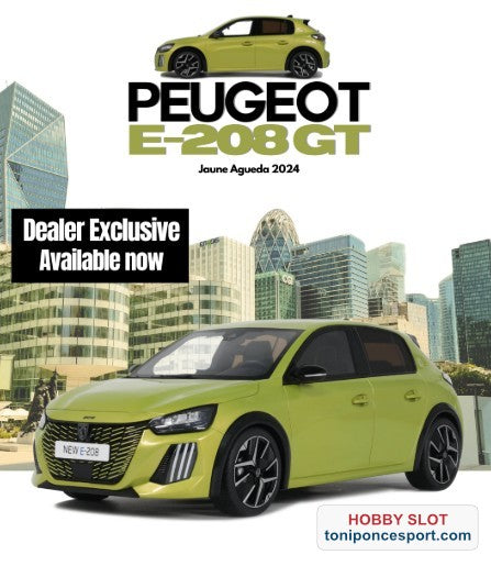 PEUGEOT E-208 GT JAUNE AGUEDA 2024