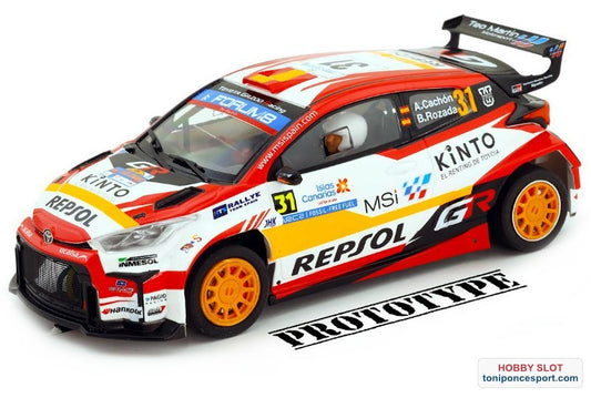 Toyota Yaris Rally2 Rally Islas Canarias 2025 Repsol - A. Cachón / B. Rozada.