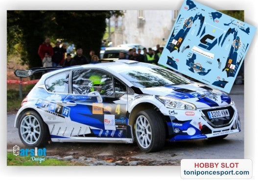 Calca Peugeot 208 R5 F.Dorado & R.Torrente Rallye San Froilan 2019