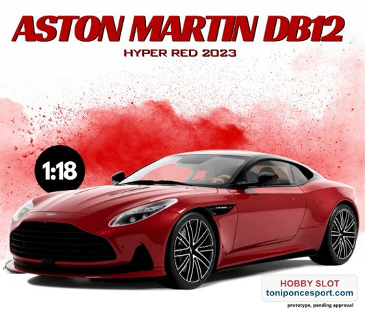 ASTON MARTIN DB12 HYPER RED 2023