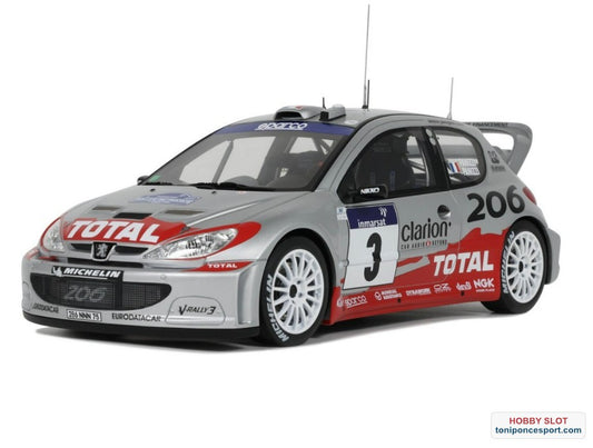 Peugeot 206 WRC Tour de Córcega 2002