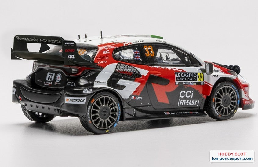 Toyota GR Yaris Rally1 Rallye Monte Carlo 2026 Nº33 E. Evans / S. Martin.
