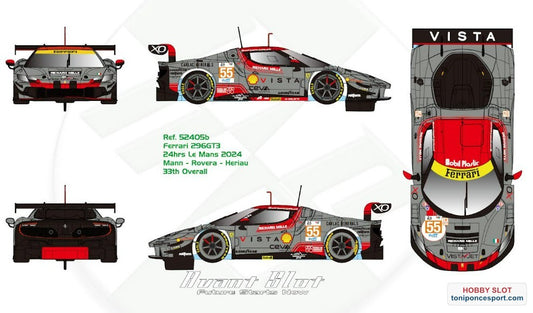 Ferrari 296 GT3 - 24 Horas de Le Mans - No.54.
