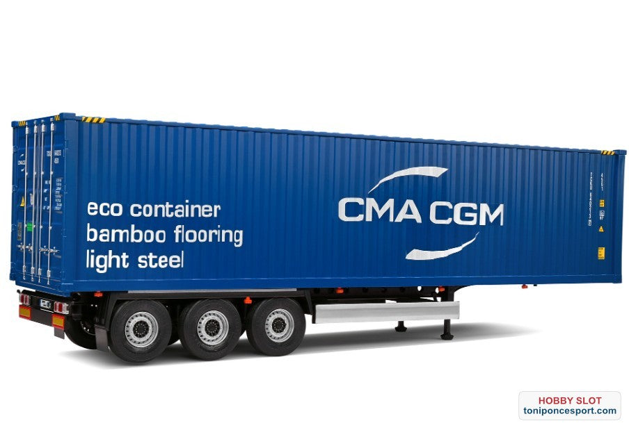 Trailer Semirremolque Porta Contenedores 2024 Azul.