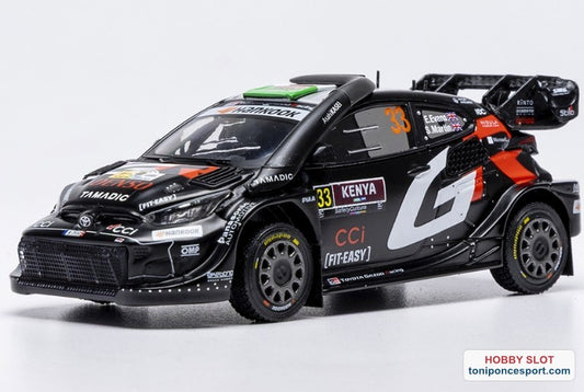 Toyota GR Yaris Rally1 #33 Winner Rally Kenya 2025 E.Evans / S.Matin.