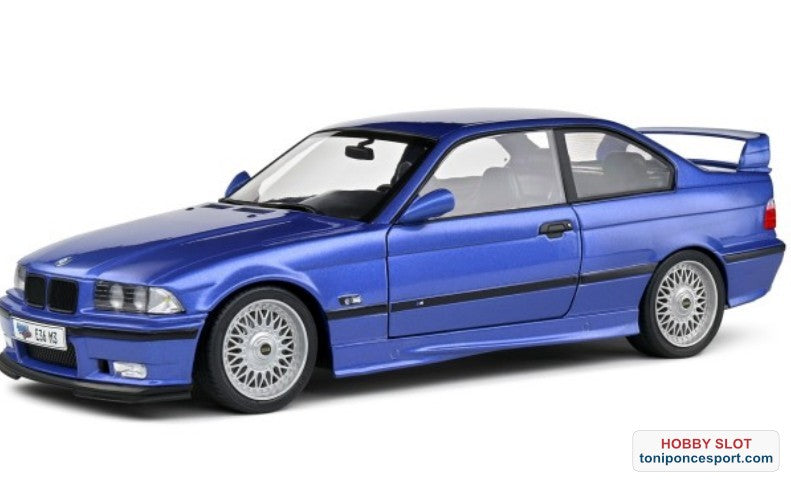 BMW M3 COUPE ESTORIL BLUE SOLIDO WORKS 1996