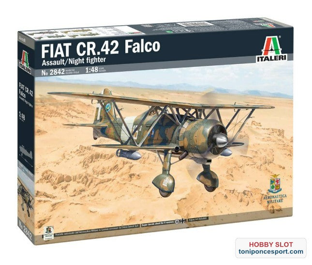 Avión FIAT CR.42 Falco Assaut 1/48