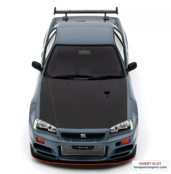 NISSAN SKYLINE GT-R (BNR34) WITH BODY KIT STEALTH GREY 2025