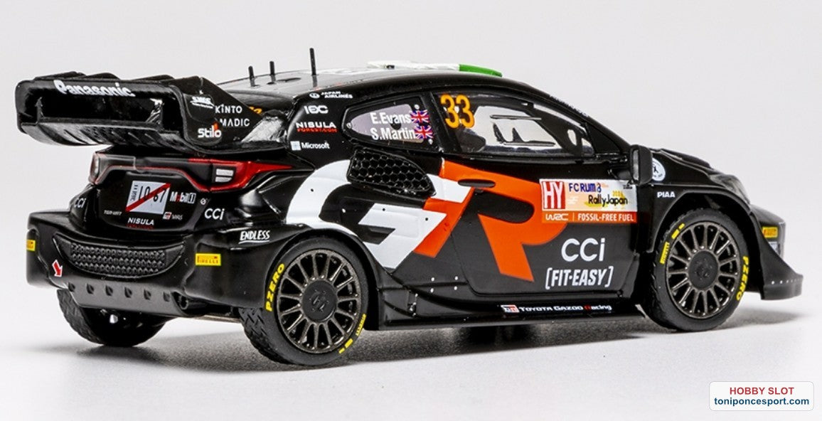TOYOTA GR YARIS RALLY1 HYBRID 2024 #33 E.Evans S.martin 4 Rally Japan