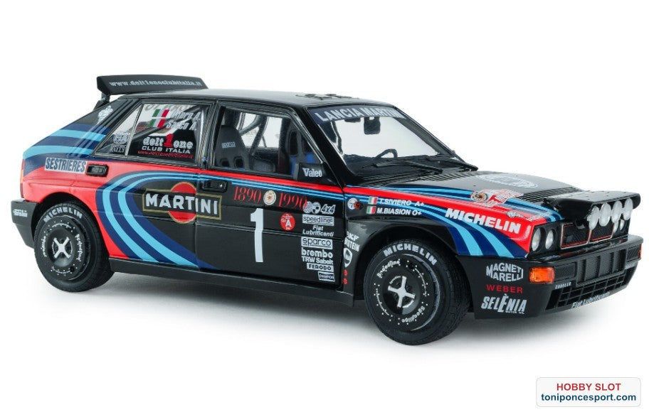 Lancia Delta HF Integrale HOMENAJE A BIASON Rallye Montecarlo 1990 A.SACCO