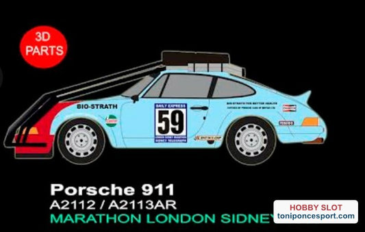 Porsche 911 Marathon London Sidney 1968