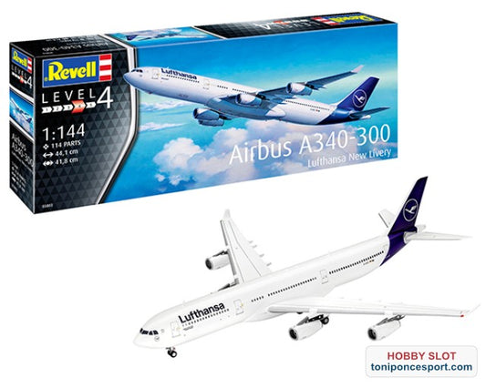 Avión A340-300 "Lufthansa" New Livery 1:144