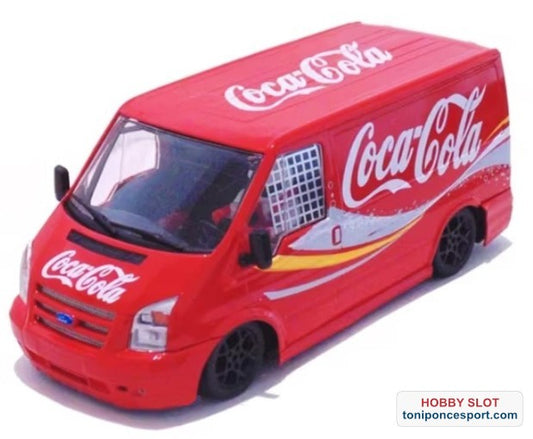 Furgón Ford Transit Coca Cola.