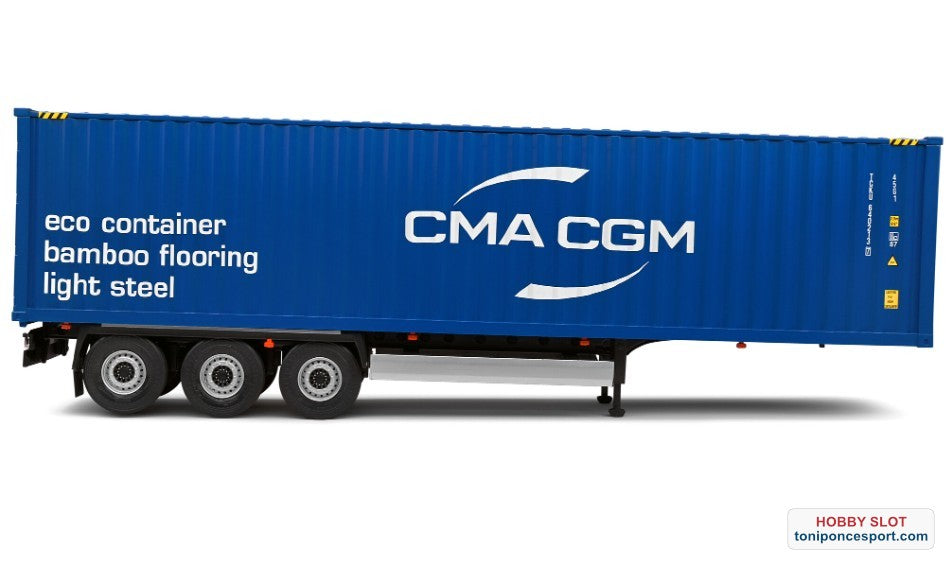 Trailer Semirremolque Porta Contenedores 2024 Azul.