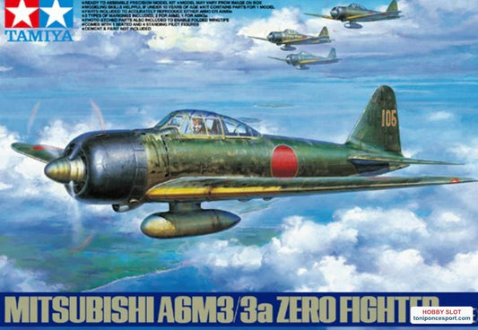 Avión Mitsubishi A6M3/3a Zero Fighter Zeke 1/48