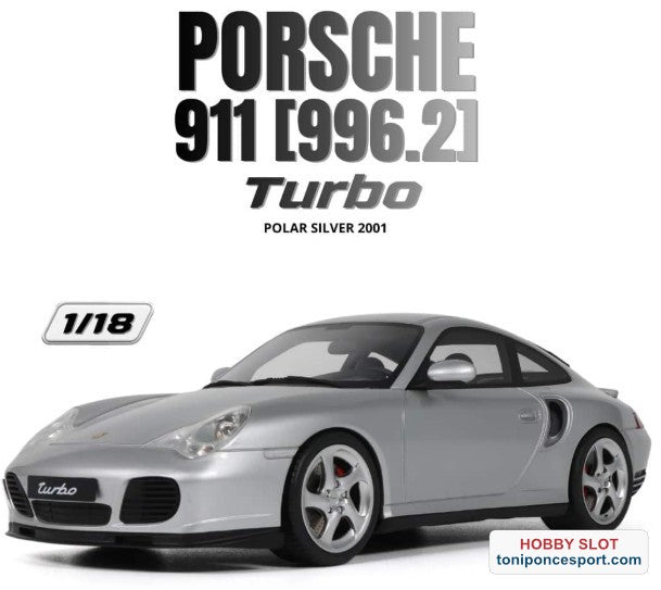 Porsche 911 (996.2) Turbo Polar Silver 2001 edición limitada