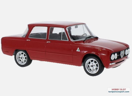 Alfa Romeo Giulia Nuova Super 1600 Rojo 1974