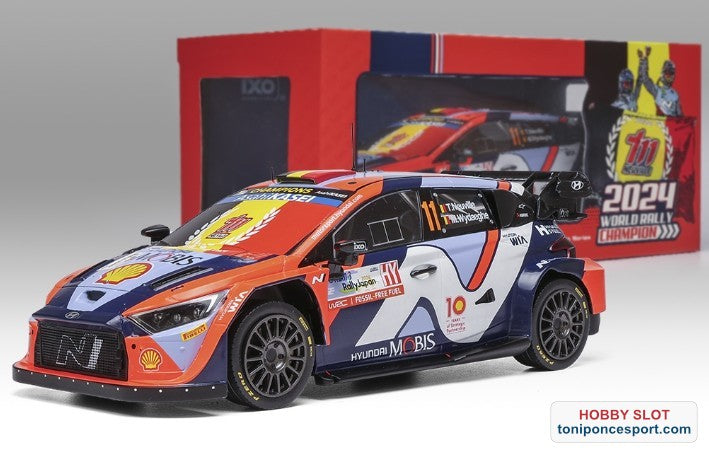 HYUNDAI I20 N RALLY1 2024 #11 T.Neuville M.Wydaeghe 4 Rally Japan (Winner WRC1