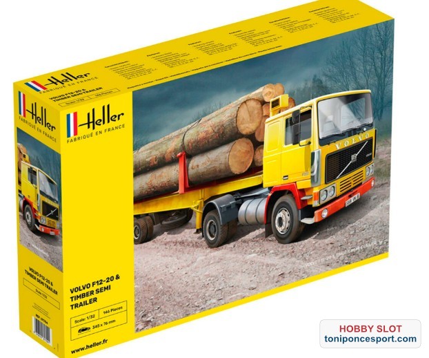 Volvo F12-20 Y Semi Trailer Timber Kit 1/32