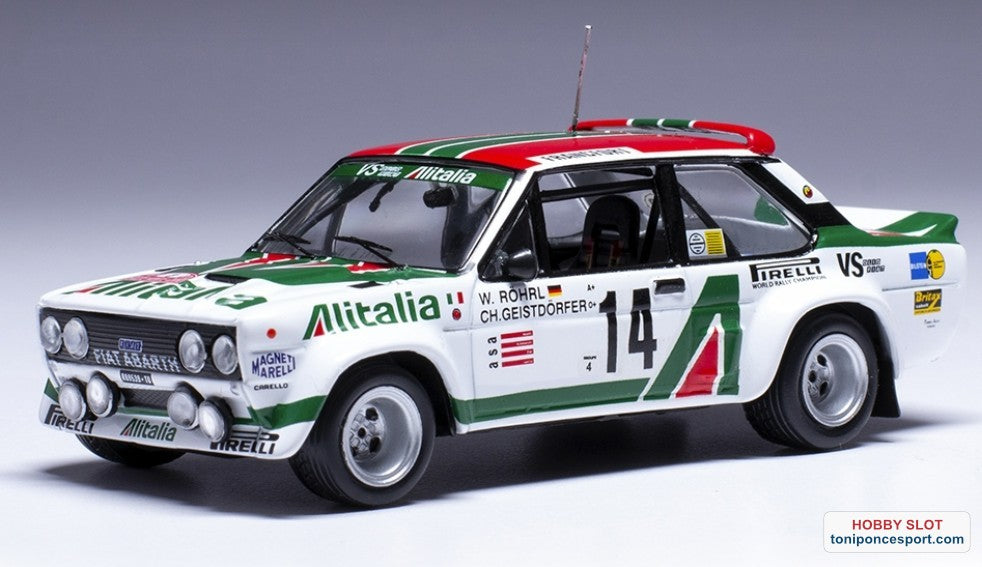 Fiat 131 Abarth #14 Rally Monte-Carlo 1979 W. Rohrl / C. Geistdorfer