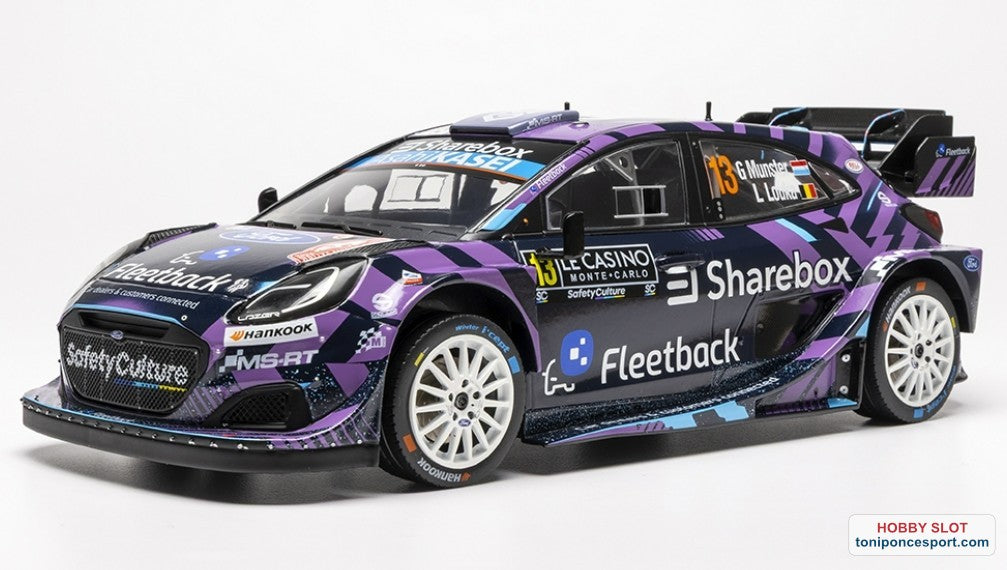 Ford Puma Rally1 Rallye Monte Carlo 2026 Nº13 G.Munster / L.Louka.