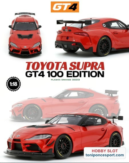 TOYOTA SUPRA GT4 100 EDITION PLASMA ORANGE 2023