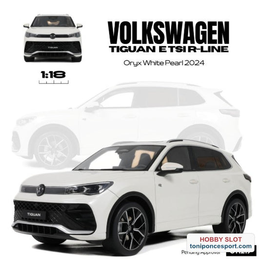 VOLKSWAGEN TIGUAN E TSI R-LINE ORYX WHITE PEARL L0K1 2024