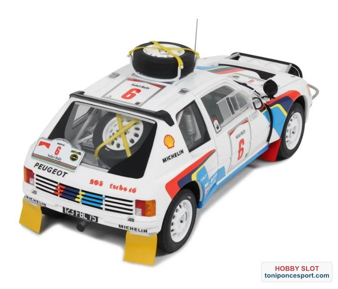 PEUGEOT 205 T16 #6 T. SALONEN RALLY SAFARI 1985