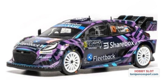 Ford Puma Rally1 Rallye Monte Carlo 2026 Nº13 G. Munster / L. Louka.