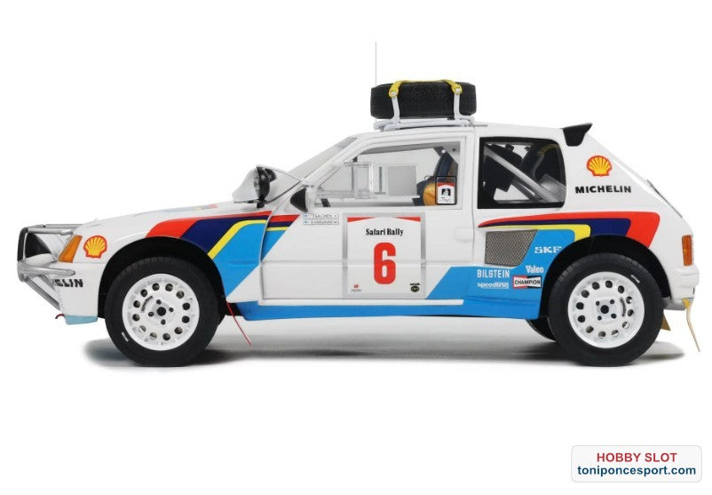 PEUGEOT 205 T16 #6 T. SALONEN RALLY SAFARI 1985