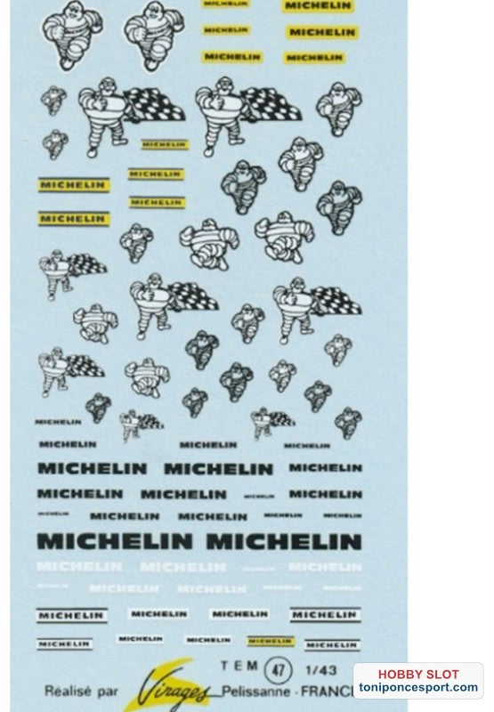 Calca virages Michelin 1/43