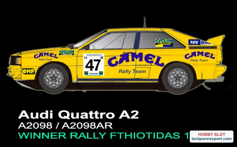 Audi Quattro A2 Winner Rally Fthiotidas 1990