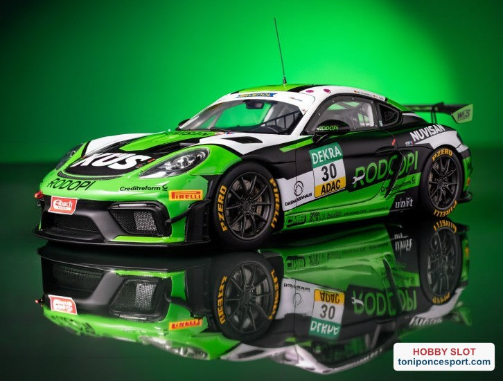 PORSCHE CAYMAN 718 GT4 RS CLUBSPORT BLACK #30 ADAC GT4 2023