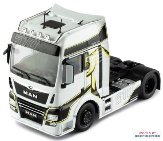 Camión Cabeza Tractora MAN TGX XXL D 38 Blanco Decorado 2020
