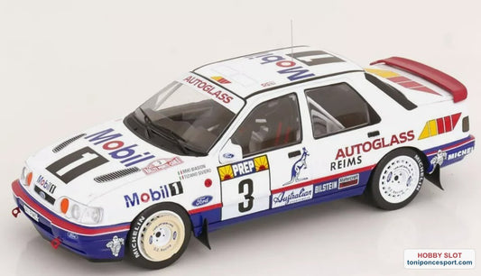 Ford Sierra Cosworth 4x4, No.3, Mobil 1, Rallye WM, Rallye Monte Carlo, M.Biasion/T.Siviero, 1992