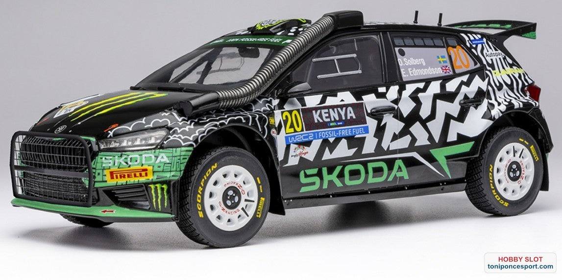 Skoda Fabia Rally2, Rally WM, Safari Rallye Kenia, 2024, #22, O.Solberg