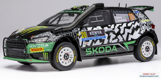 Skoda Fabia Rally2, Rally WM, Safari Rallye Kenia, 2024, #22, O.Solberg