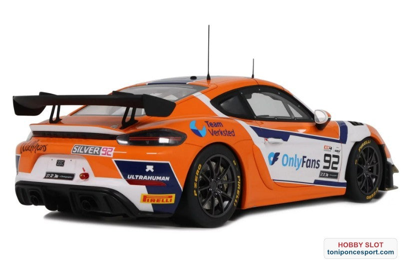 PORSCHE 718 CAYMAN GT4 RS CLUBSPORT E. HEYERDAHL / N. MALOY GT4 EUROPEAN SERIES 2024
