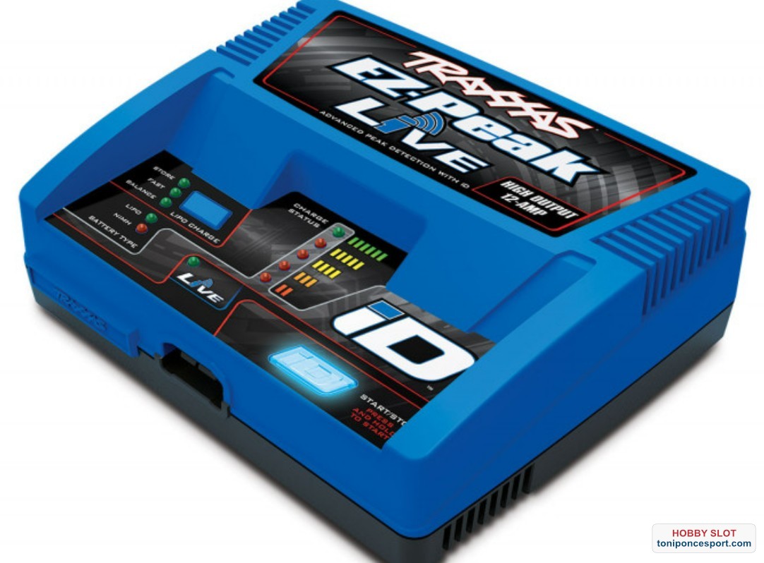 Cargador - Charger EZ-Peak Live 100W NiMH/LiPo with iD Auto Battery.