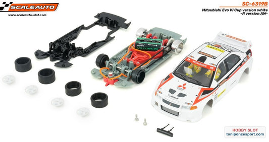 Mitsubishi Evo VI cup version blanco R-Version AW