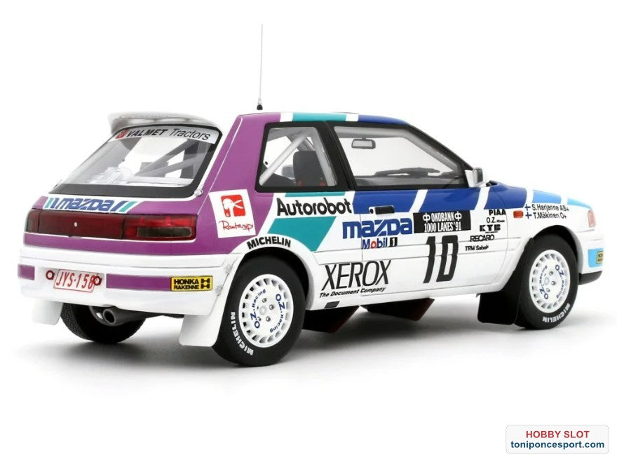 Rally de los 1000 lagos Mazda 323 GTX Gr.A 1991