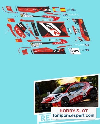Calca Toyota Yaris Cachon Rally Princesa Asturias 2024 - 1/32