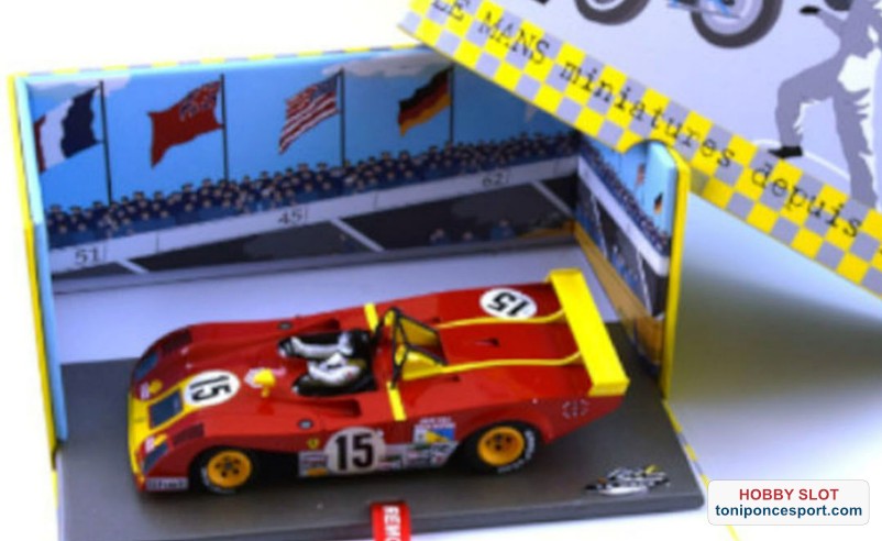 Ferrari 312PB 24H. Le Mans 1973 #15 Jacky Ickx
