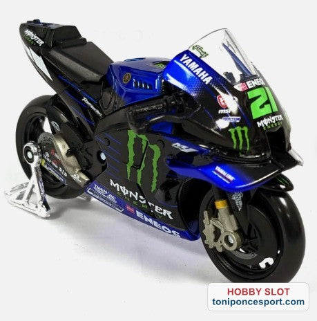 Moto YAMAHA YZR-M1 TEAM YAMAHA MONSTER ENERGY N 21 MOTOGP 2022 FRANCO MORBIDELLI