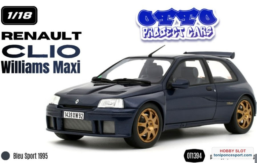 RENAULT CLIO WILLIAMS MAXI BLEU SPORT 1995
