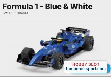 Formula 1 - Blue & White