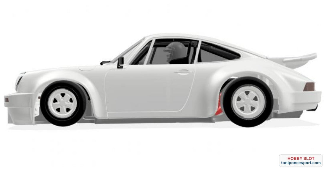 Porsche 911 Carrera RS 2.7 1973 White Racing Kit Anglewinder