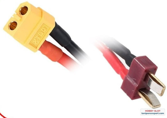 Conector Charging Cable XT60 fits for T-plug 15cm.