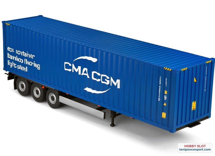 Trailer Semirremolque Porta Contenedores 2024 Azul.